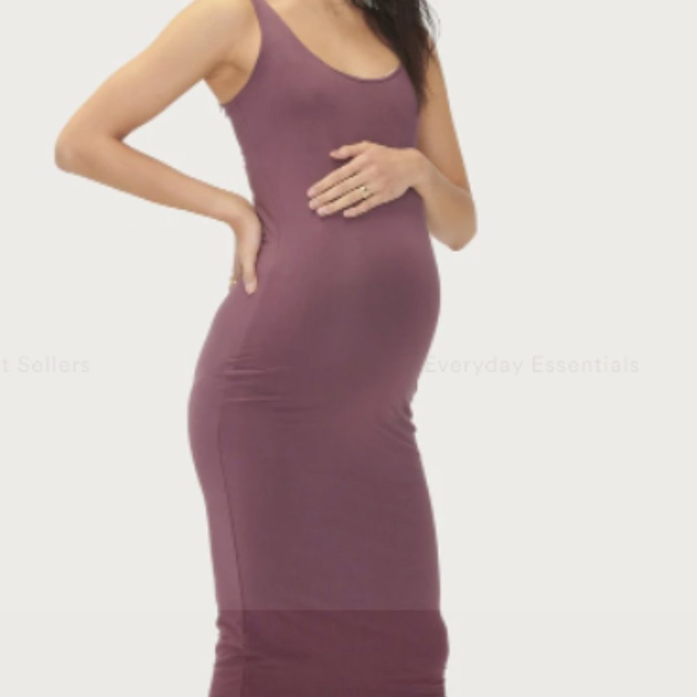 Hatch | The Body Tank Dress in Deep Plum